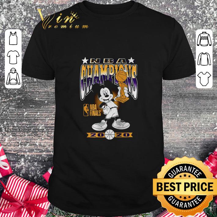 Official Mickey mouse NBA champions 2020 Los Angeles Lakers shirt 6