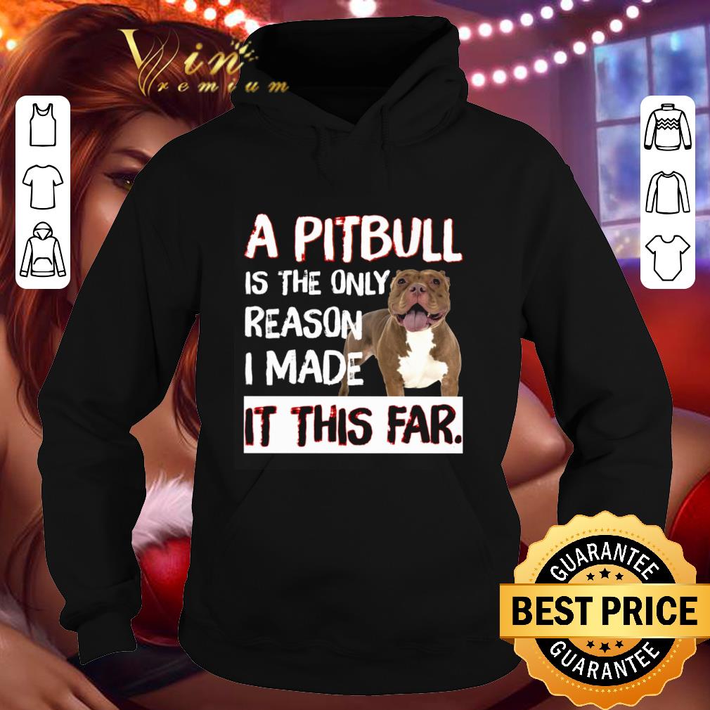 Pitbull is the only reason i made it this far shirt 9 Pitbull is the only reason i made it this far shirt