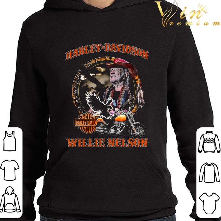 Willie Nelson and Harley Davidson shirt