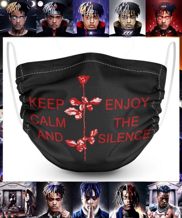 Keep Calm And Enjoy The Silence Face Mask 1