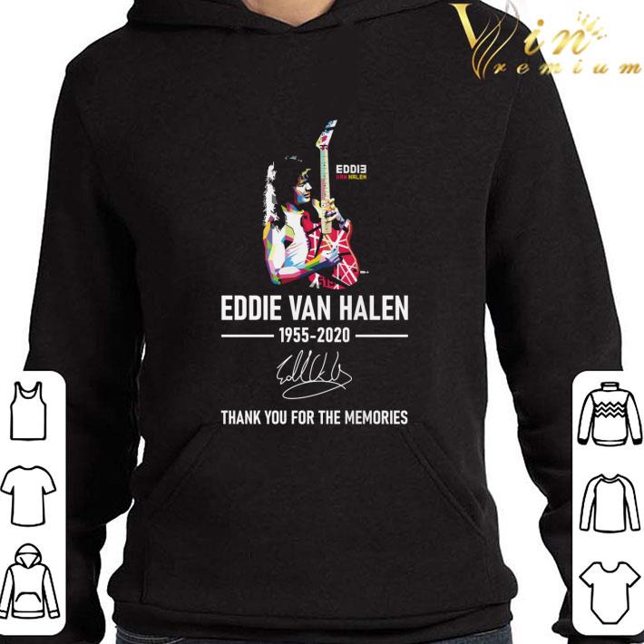 Rest In Peace Eddie Van Halen 1955-2020 thank you for the memories shirt