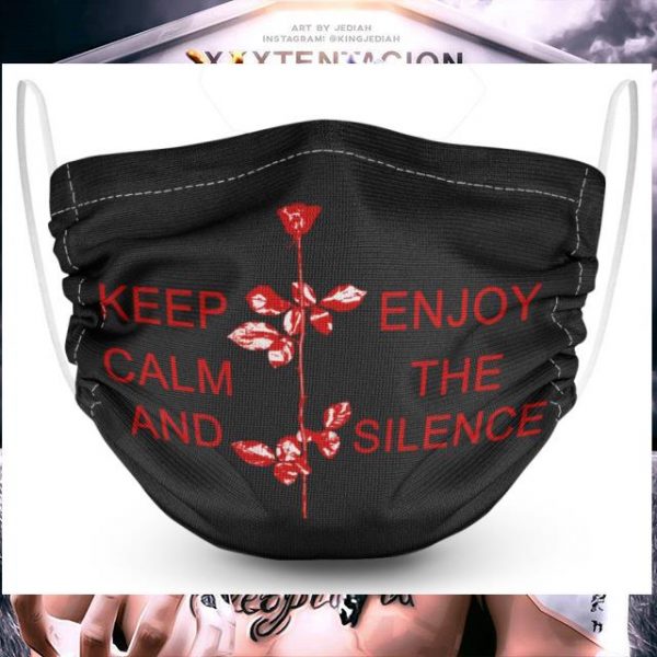 Keep Calm And Enjoy The Silence Face Mask 2