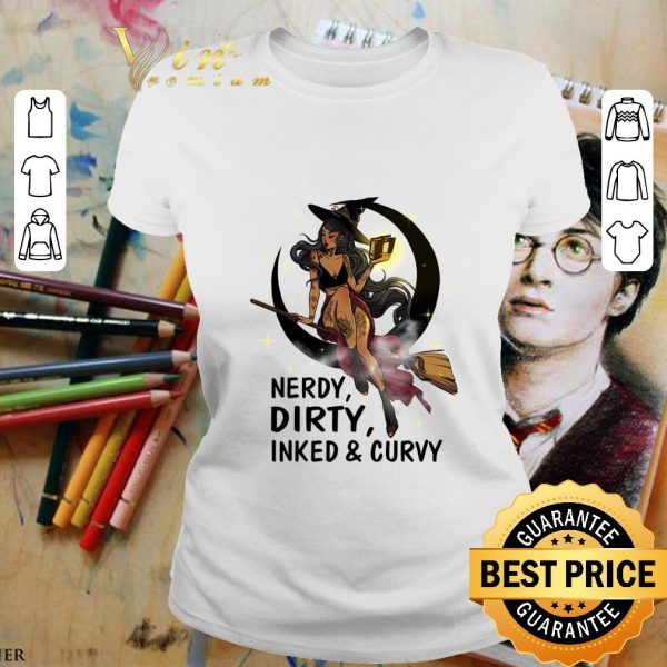 Official Witch Nerdy Dirty Inked And Curvy shirt 2