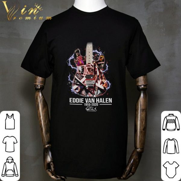 RIP Guitar E.d.d.i.e V.a.n H.a.l.e.n 1955-2020 Signature shirt 2