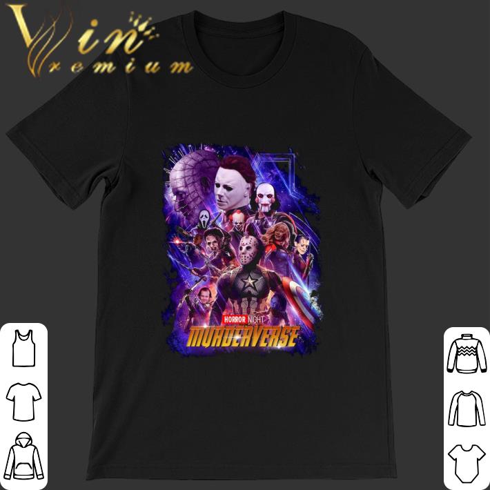 Best Horror Night murderverse Avengers mashup Horror Characters Halloween shirt 7