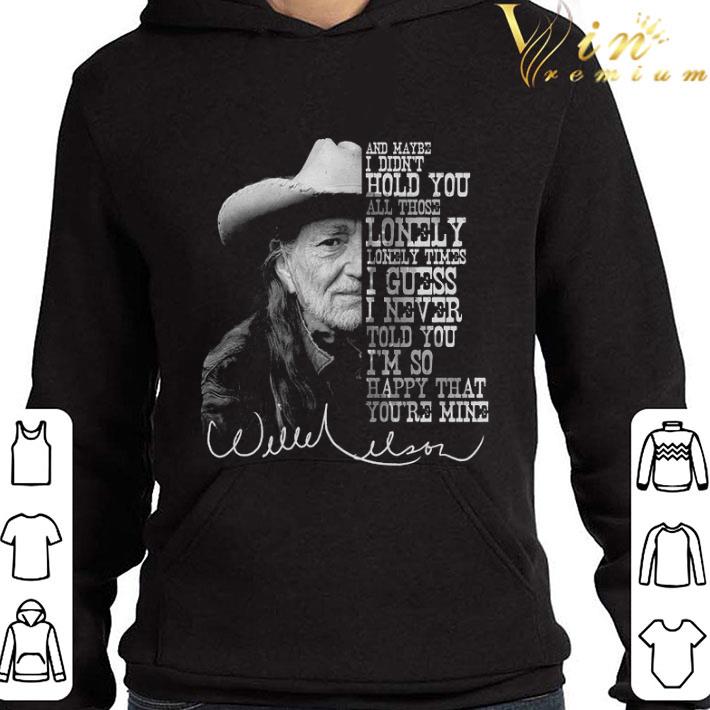 Willie Nelson always on my mind signature shirt