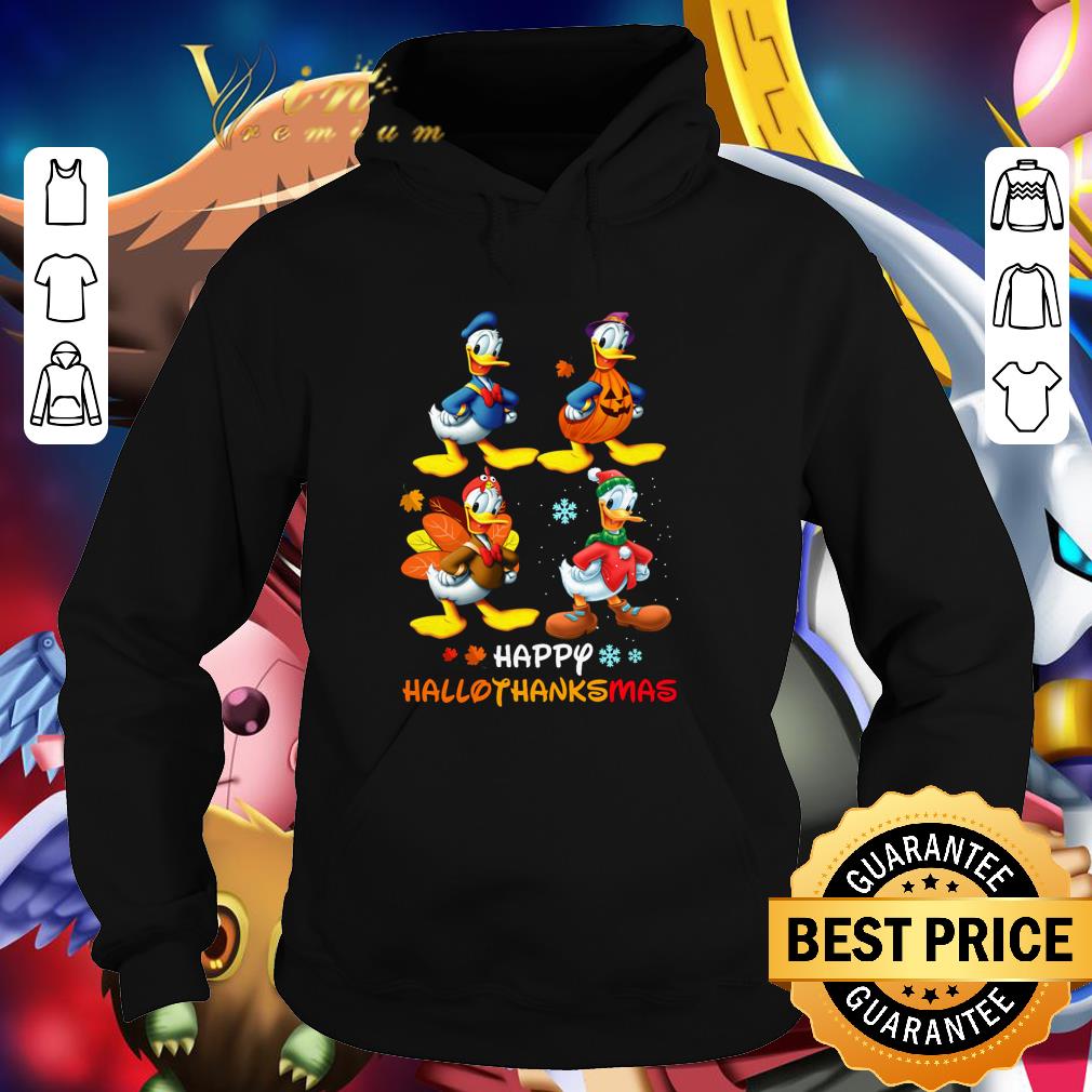 Original Disney Donald Duck Pumpkin Turkey gift Xmas Happy HalloThanksMas shirt