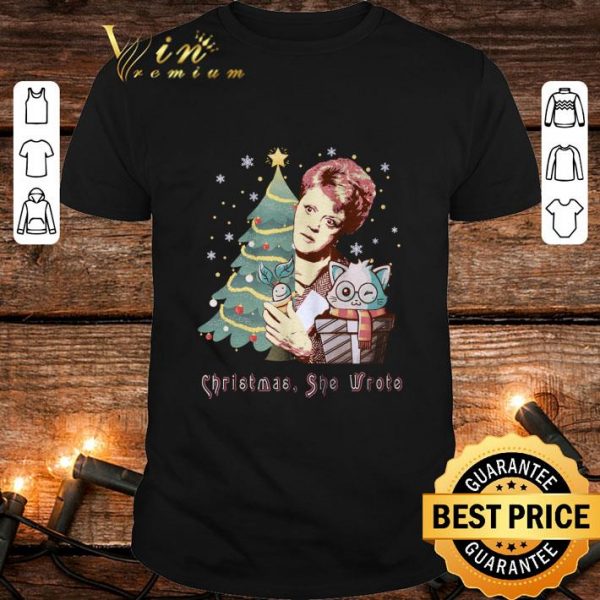 Premium Jessica Fletcher Christmas Murder She Wrote shirt 1