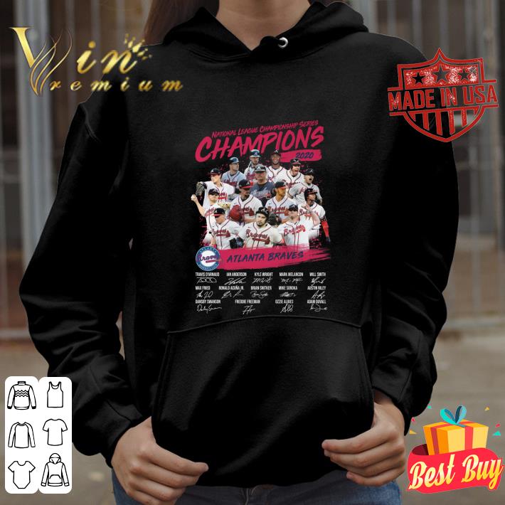 Official National League Championship Series Champions 2020 Atlanta Braves Signatures shirt 9 Official National League Championship Series Champions 2020 Atlanta Braves Signatures shirt
