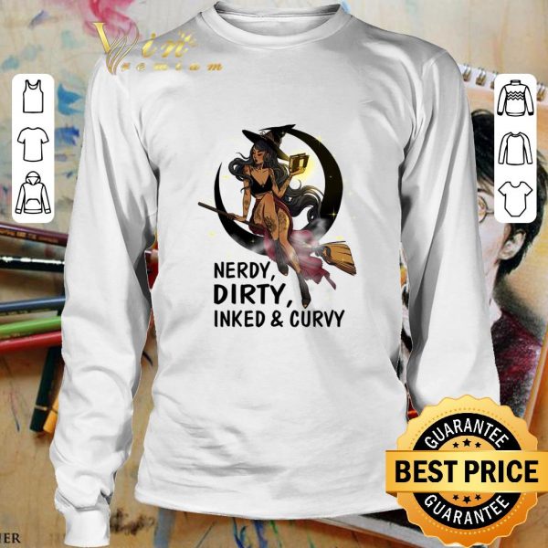 Official Witch Nerdy Dirty Inked And Curvy shirt 3