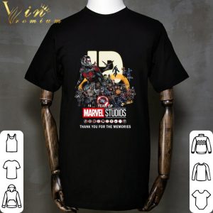 12 Year Of Marvel Studios Signatures Thank You For The Memories shirt 4