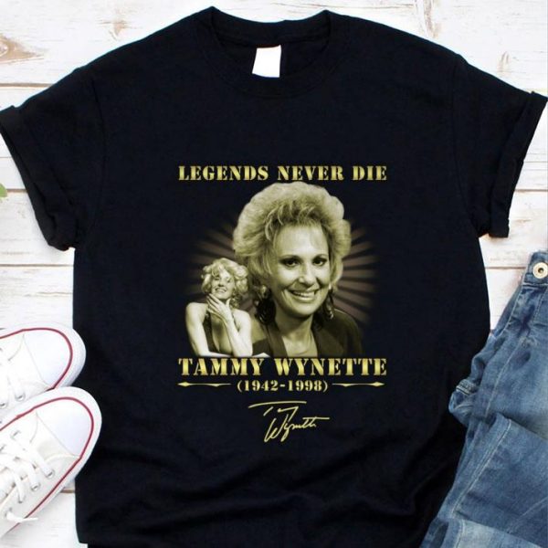 Original Legends Never Die Tammy Wynette 1942-1998 Signature shirt 1