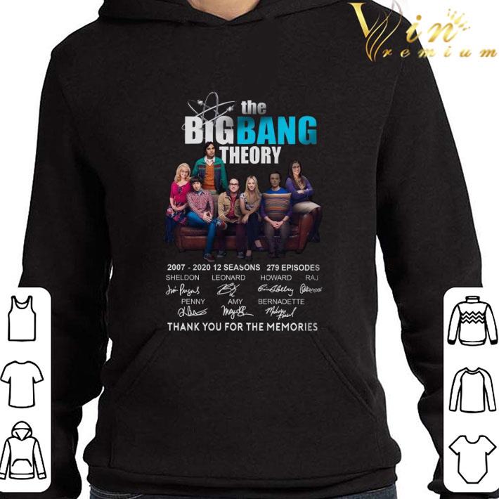 The Big Bang Theory 2007-2020 12 seasons 279 ep signatures shirt 9 The Big Bang Theory 2007-2020 12 seasons 279 ep signatures shirt