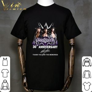 Thank You Undertaker 30th Anniversary 1990-2020 Signature shirt 4