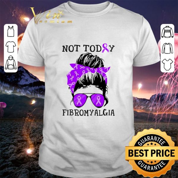 Hot Not today Fibromyalgia Lady shirt 1