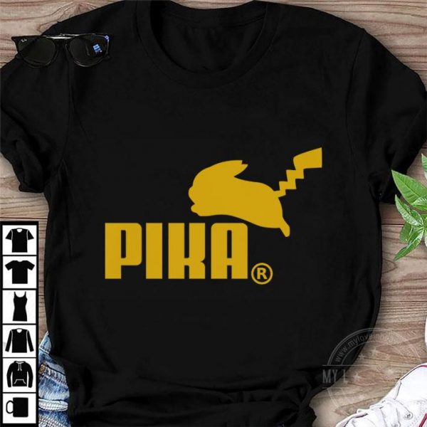 Original Pikachu Puma Logo Pika shirt 1