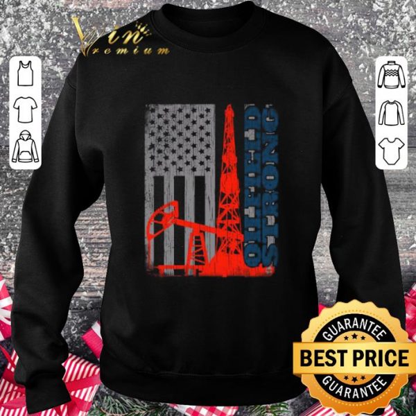 Official Oilfield Strong American Flag shirt 3