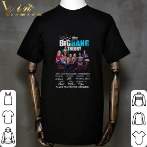 The Big Bang Theory 2007-2020 12 seasons 279 ep signatures shirt 4