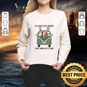 Original Hippie Bus Greyhound On A Dark Desert Cool Wind In My Hair shirt 4