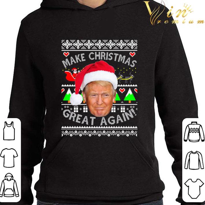 Santa Trump Make Christmas Great Again Ugly shirt