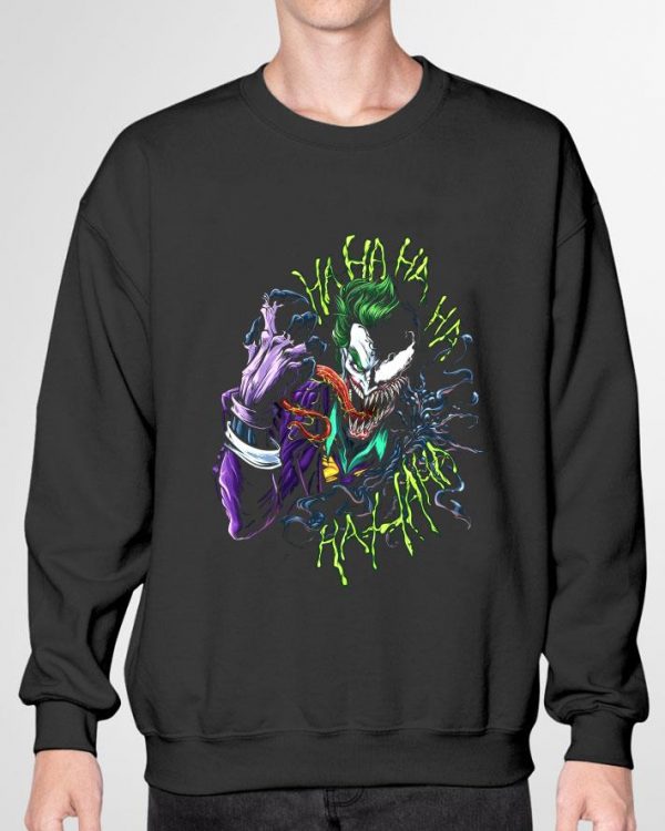 Original DC vs Marvel Joker vs Venom ha ha ha shirt 3