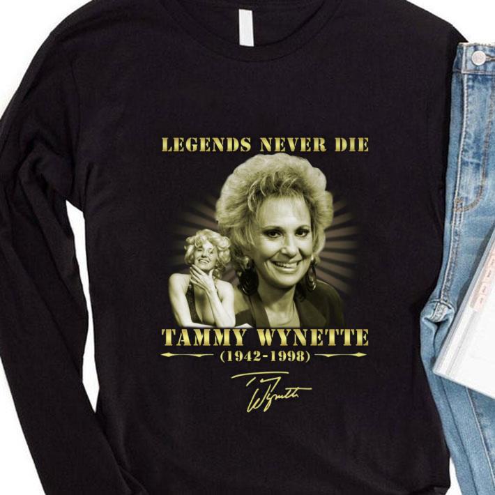 Original Legends Never Die Tammy Wynette 1942-1998 Signature shirt 9 Original Legends Never Die Tammy Wynette 1942-1998 Signature shirt