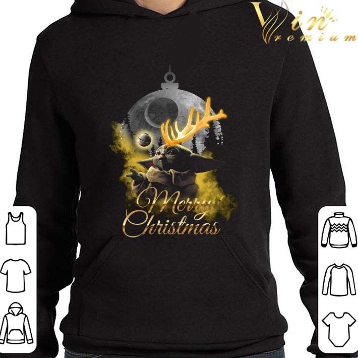 Baby Yoda Merry Christmas Death Star shirt