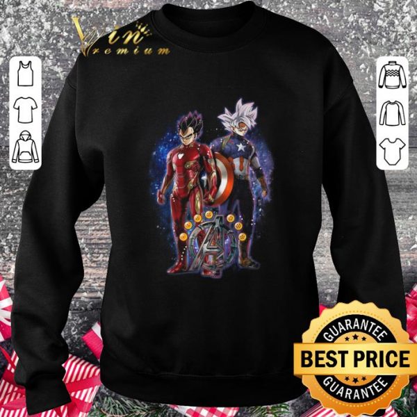 Original Vegeta Son Goku Ultra Instinct Avengers Iron Man Captain America shirt 3