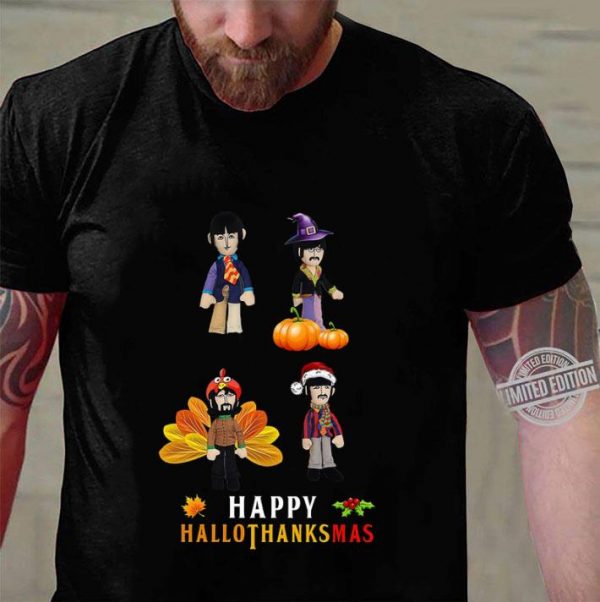 Original Turkey The Beatles Band Happy Hallothanksmas shirt 3