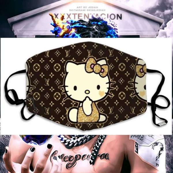 Hello Kitty Louis Vuitton Face Mask 2
