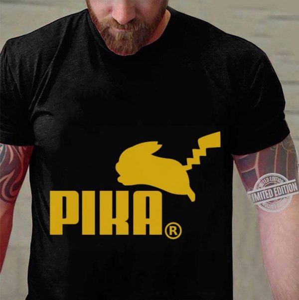 Original Pikachu Puma Logo Pika shirt 3