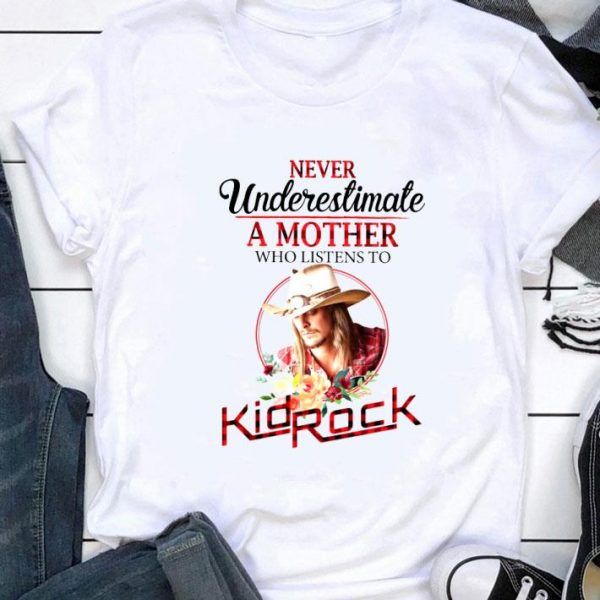 Original Never Underestimate A Mother Who Listens To Kid Rock Plaid shirt 1