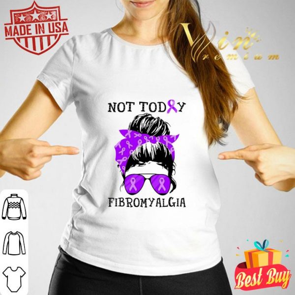 Hot Not today Fibromyalgia Lady shirt 3