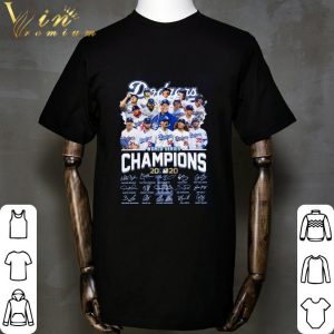 Coach and Team LA Dodgers World Series Champions 2020 signatures shirt 4