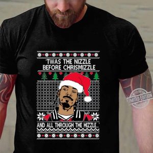 Best Snoop Dogg Twas The Nizzle Before Chrismizzle And All Through The Hizzle Ugly Sweater shirt 5