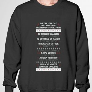 Premium On The 12th Day Of Christmas The Midwest Gave To Me shirt 5