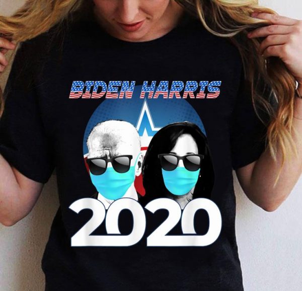 Original Biden Harris 2020 Mask & Sunglasses shirt 2