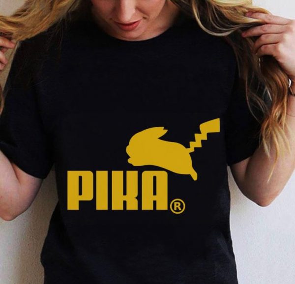 Original Pikachu Puma Logo Pika shirt 2