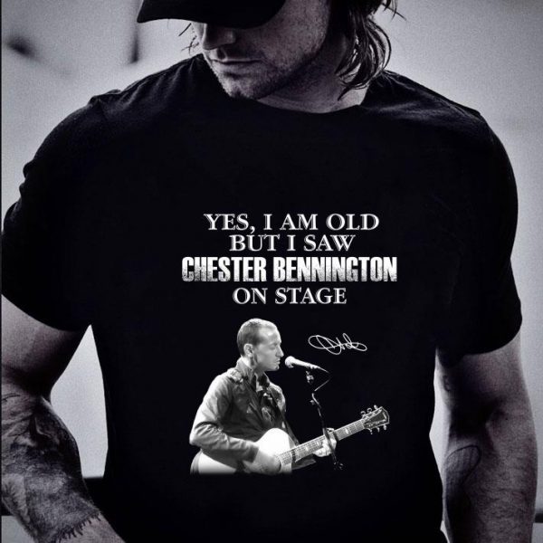 Hot Linkin Park Yes I Am Old But I Saw Chester Bennington On Stage Signature shirt 2