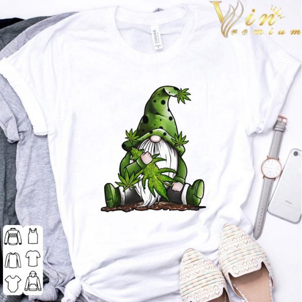 Gnome Hold Weed Marijuana shirt 3