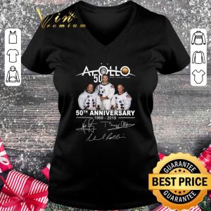 Funny Apollo 50 Next Giant Leap 50th Anniversary 1969-2019 Signatures shirt 4