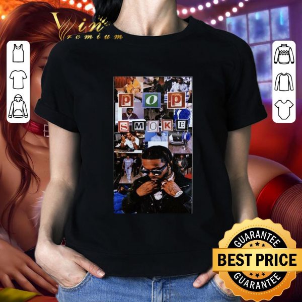 Original Pop Smoke Rapper Rip Pop Smoke 1999-2020 shirt 2