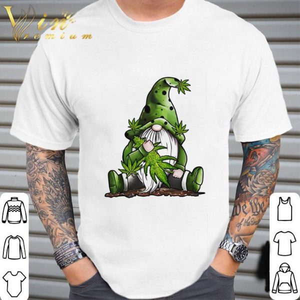 Gnome Hold Weed Marijuana shirt 2