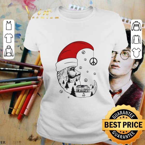 Hot Santa Moon Peace Sign shirt 2