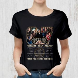 Original 67 years of The Great Gatsby 2013-2020 signatures shirt 4