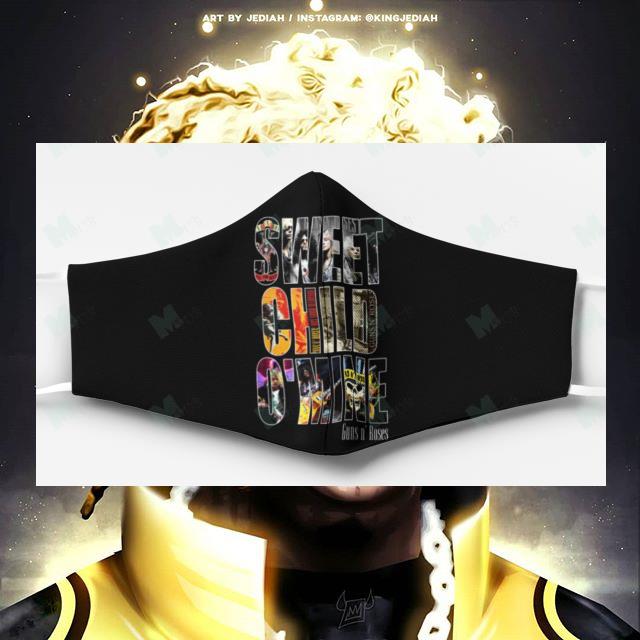 Sweet Child O' Mine Guns N' Roses Face Mask