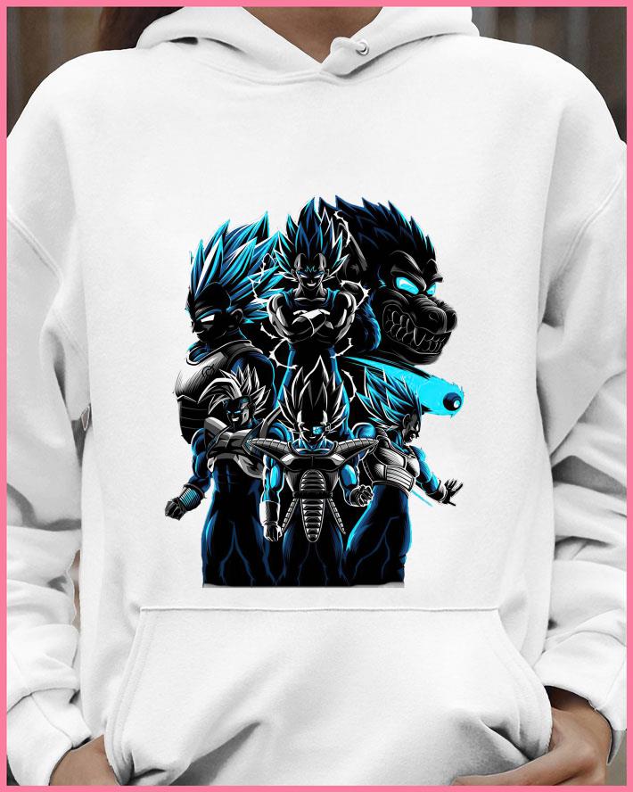 Original All Super Saiyan States Of Prince Vegeta Dragon Ball shirt