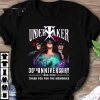 Premium Logo Undertaker 30th Anniversary Signed Thank You For The Memories shirt 6