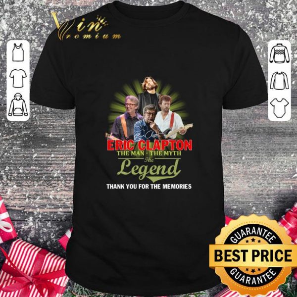 Original Eric Clapton Guitarist Signature The Man The Myth The Legend shirt 1