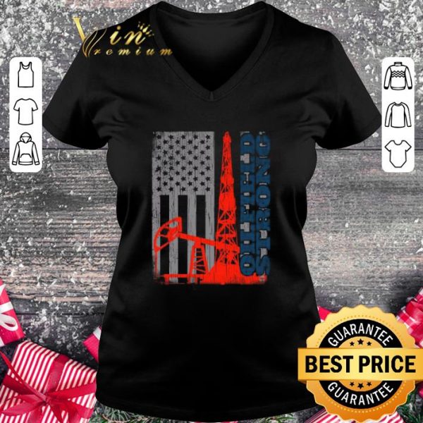 Official Oilfield Strong American Flag shirt 2